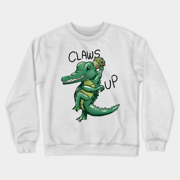 Goofy crocodile Crewneck Sweatshirt by Shadowsantos